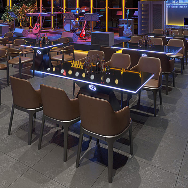 Nightclub Cocktail Pub Bar Custom Luminous Bar Furniture Set
