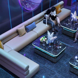 Commercial Bar Karaoke KTV Furniture Set Customize Leather Sofa Seating