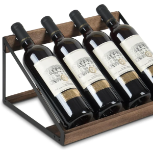 Wood Wine Rack Natural Wood Wine Storage Rack Wine Display Shelf for Kitchen