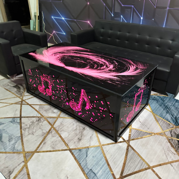 Bar dedicated bar sofa box light luxury booth KTV luminous table