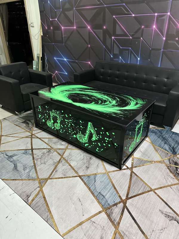 Bar dedicated bar sofa box light luxury booth KTV luminous table