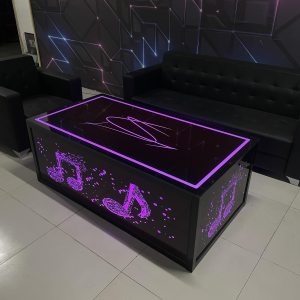 Bar dedicated bar sofa box light luxury booth KTV luminous table