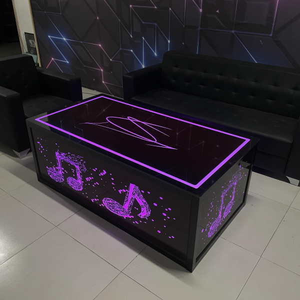 Bar dedicated bar sofa box light luxury booth KTV luminous table