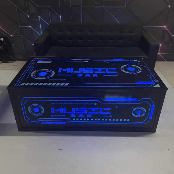 Bar dedicated bar sofa box light luxury booth LED table