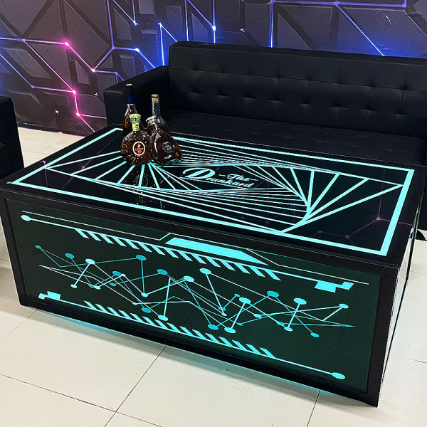 Luxury hotel music KTV booth sofa bar coffee beer table