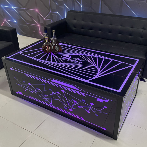 Luxury hotel music KTV booth sofa bar coffee beer table