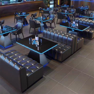 Bar dedicated table transparent bar table and chair combination pub table