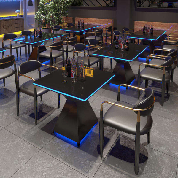 Bar coffee table KTV bar music western restaurant table and chair combination