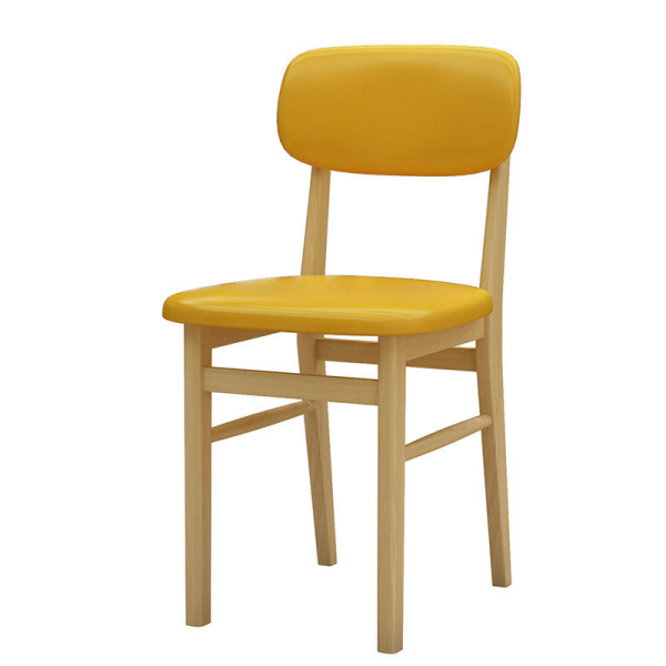 Modern style solid wood snack sofa table and chair set simple restaurant wall booth