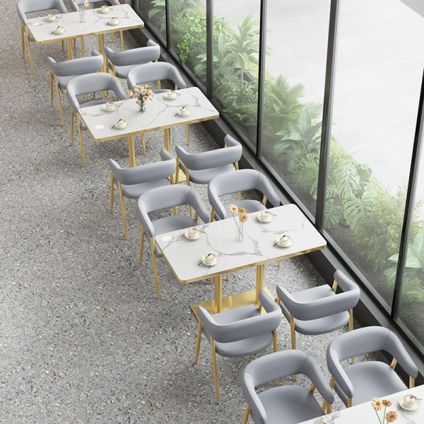 Internet celebrity style restaurant furniture set suitable for cafes and dessert shops