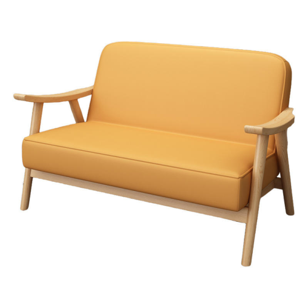 Modern solid wood cafe table and chair combination suitable for restaurant library