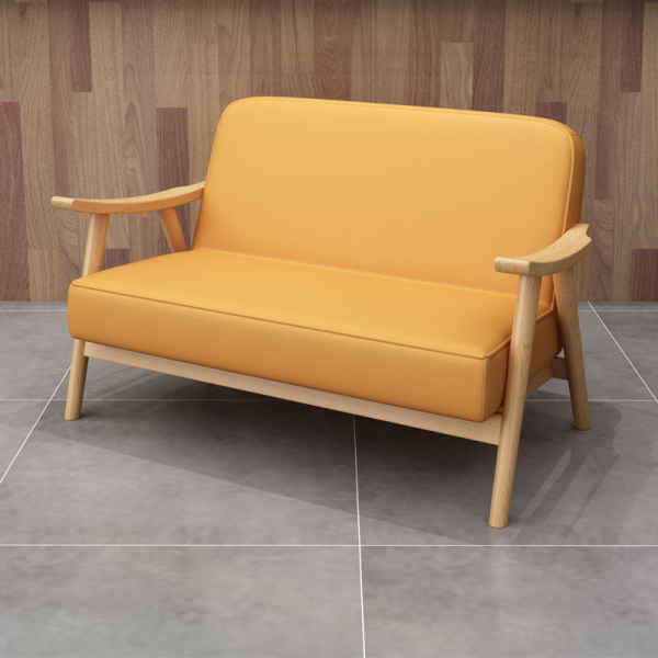Modern solid wood cafe table and chair combination suitable for restaurant library