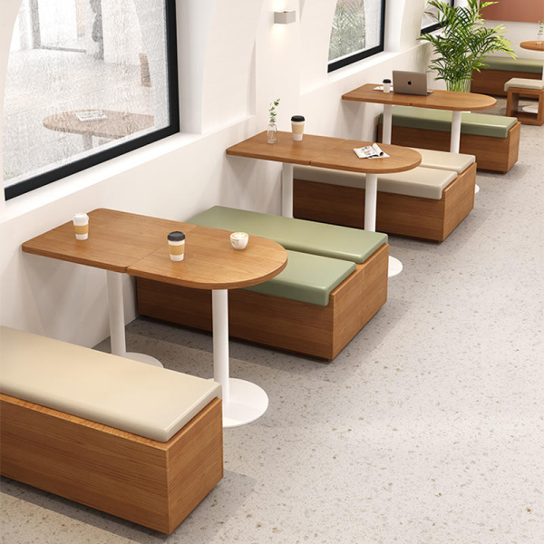 Modern commercial metal sofa stool table and chair combination suitable for dining