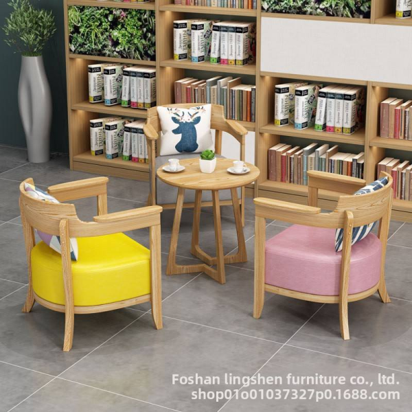 Modern design restaurant furniture set sofa table and chairs reception book bar