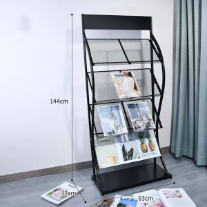 Custom Floor Display Stand Newspaper/magazine Display Stand