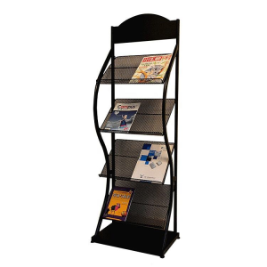 Custom Metal Store Retail Display for Newspapers Magazines Books and Posters