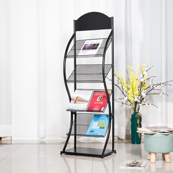 Custom Metal Store Retail Display for Newspapers Magazines Books and Posters
