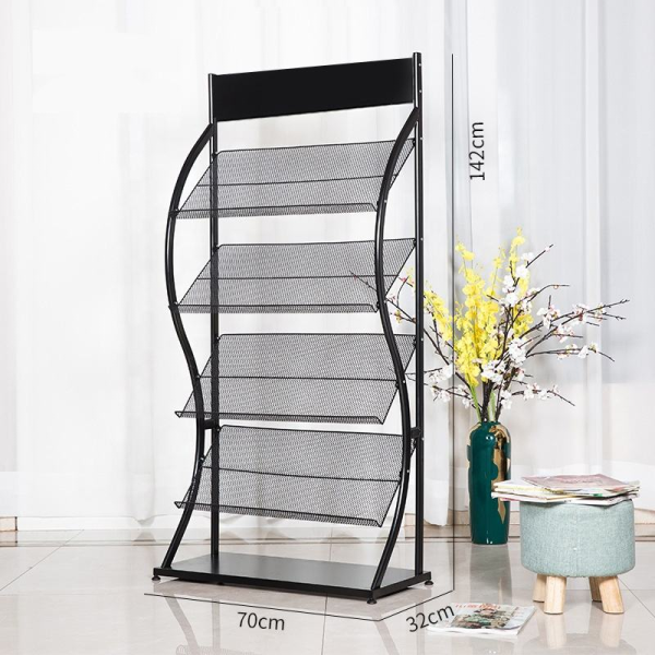 Custom Metal Store Retail Display for Newspapers Magazines Books and Posters