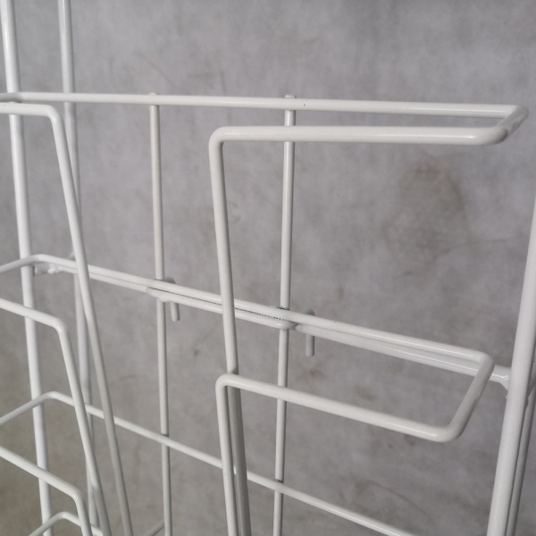 Custom Floor-Standing Metal Bookshelf, Magazine, and Poster Display Rack