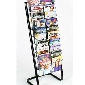 Metal Book Display Stands Flooring Rack for Magazine Newspaper