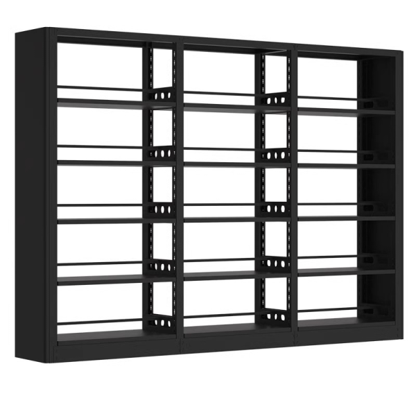 This modern multi-tiered iron bookshelf for school libraries is suitable for offices or bedrooms