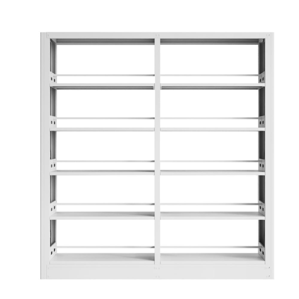 This modern multi-tiered iron bookshelf for school libraries is suitable for offices or bedrooms