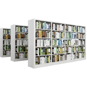 Modern, hot-selling wholesale floor-standing metal bookshelf for libraries