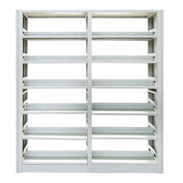 Metal bookshelf for homeschool libraries eco-friendly steel library bookshelf