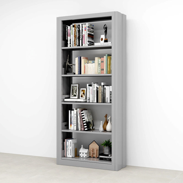 School Library Furniture Book Rack Used Library Shelving Steel Frame Double Side Library Bookshelf