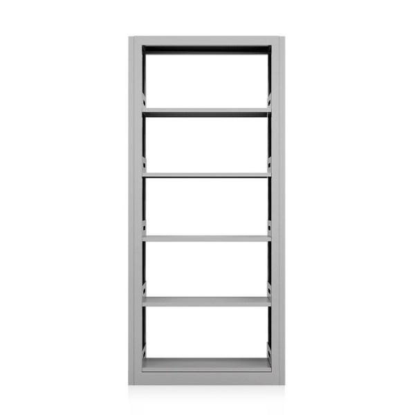School Library Furniture Book Rack Used Library Shelving Steel Frame Double Side Library Bookshelf