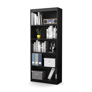 Home Office Furniture Storage Cube Organizer Bookcase with Solid Wooden Bookshelf Wall