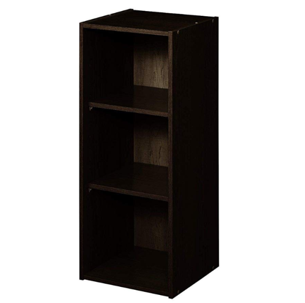 Home Office Furniture Storage Cube Organizer Bookcase with Solid Wooden Bookshelf Wall