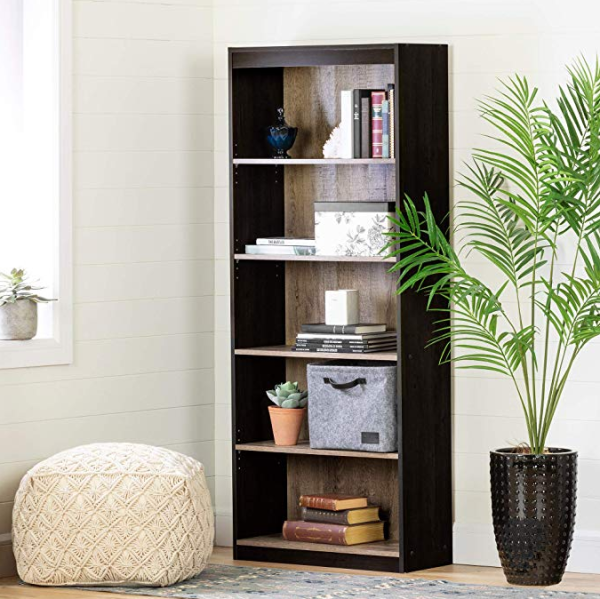Home Office Furniture Storage Cube Organizer Bookcase with Solid Wooden Bookshelf Wall