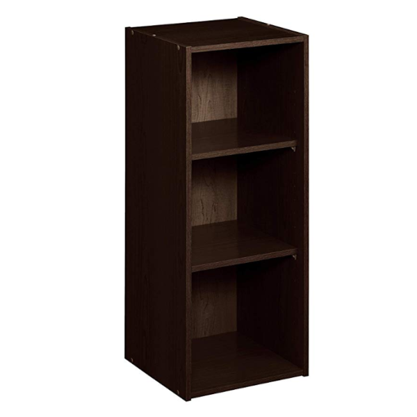 Home Office Furniture Storage Cube Organizer Bookcase with Solid Wooden Bookshelf Wall