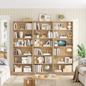 Modern six-layer open bookcase bookshelf freestanding display storage rack
