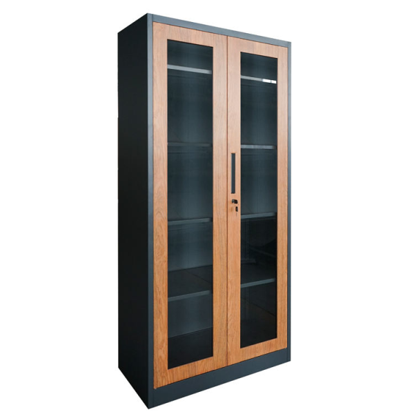 Office bookcase steel rotating file cabinet instrument display cabinet