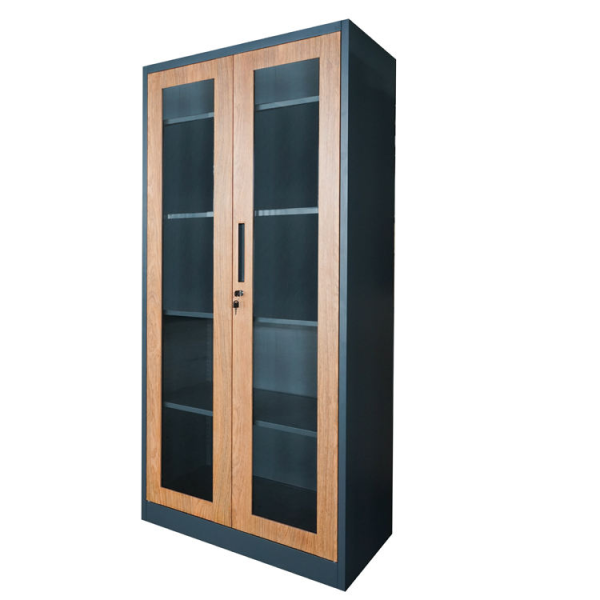 Office bookcase steel rotating file cabinet instrument display cabinet