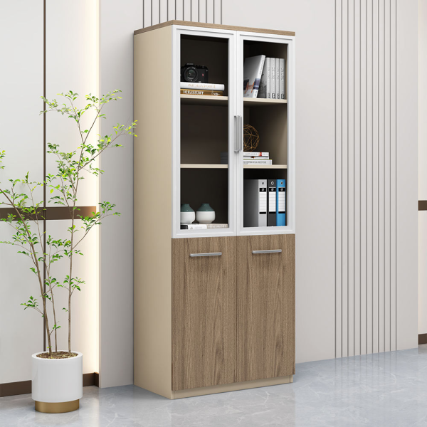 Luxury new modern bookshelf partition decorative storage cabinet wooden bookshelf