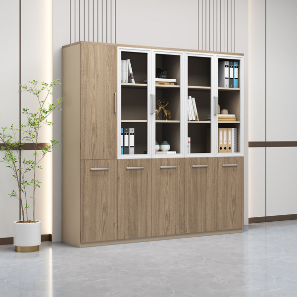 Luxury new modern bookshelf partition decorative storage cabinet wooden bookshelf