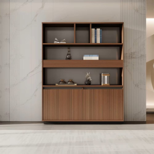 Melamine wood filing cabinet office furniture bookcase with matching CEO desk