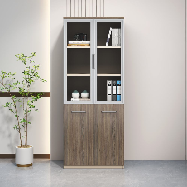 Modern multifunctional modular metal filing cabinet bookcase