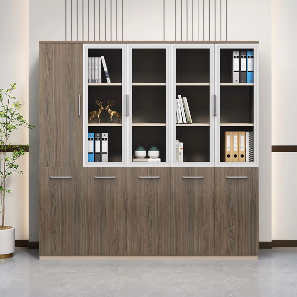 Modern multifunctional modular metal filing cabinet bookcase