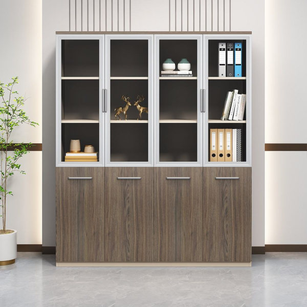 Modern multifunctional modular metal filing cabinet bookcase