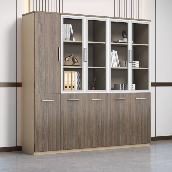 Modern multifunctional modular metal filing cabinet bookcase