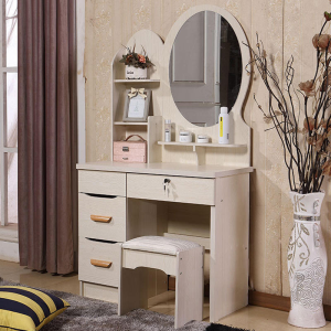 Modern bedroom dressing table multifunctional bedside dressing table with light