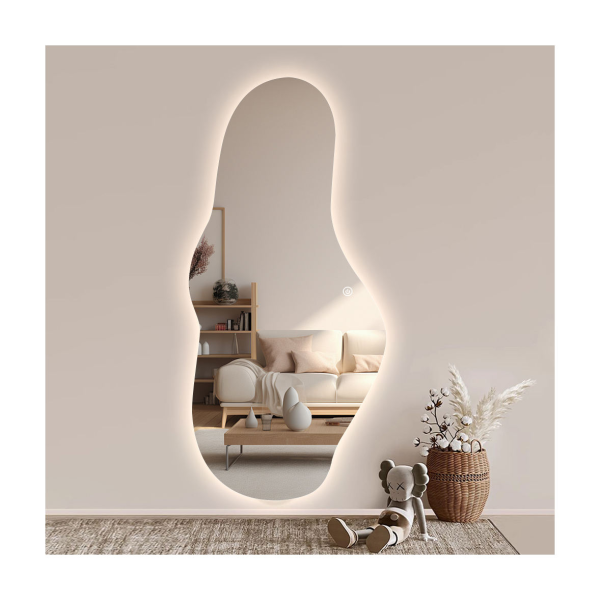Modern Hotel Bathroom Touch Screen Wall Mounted Led Mirror Smart Mirror