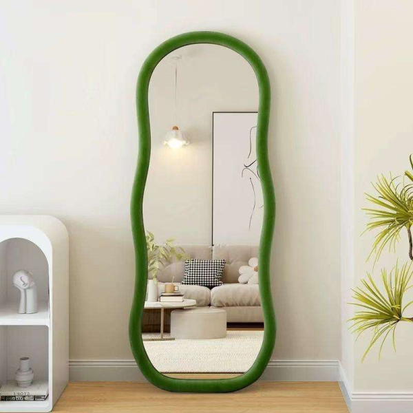 Full Body Mirror Bedroom Cream Style Modern Bedroom Dormitory Home Fitting Mirror