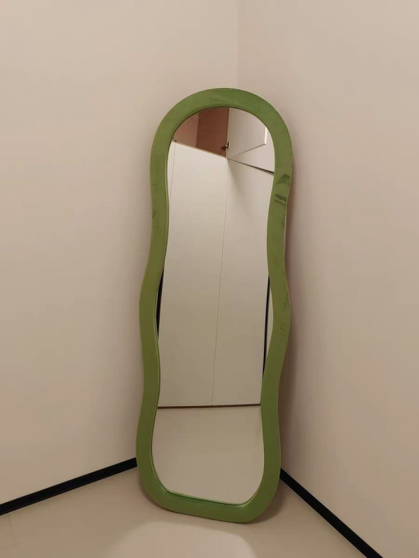 Full Body Mirror Bedroom Cream Style Modern Bedroom Dormitory Home Fitting Mirror