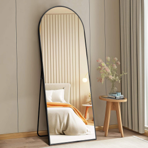 Modern Simple Home Decor Illuminated Full-Length Dressing Wall Arched Glass Mirror for Hotel