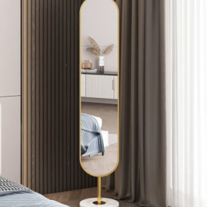 Home Bedroom Narrow Edge Three-dimensional Dressing Mirror Modern Simple with Storage